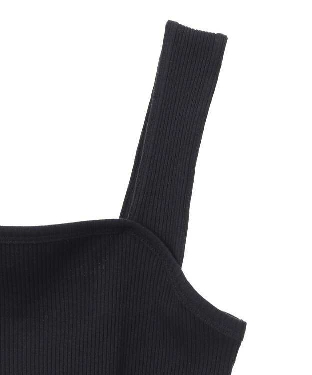 earth music&ecology ワイドストラップキャミソール Black