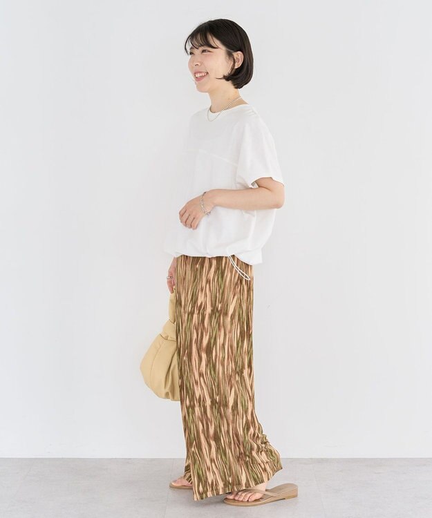 Green Parks 裾ドロストバルーンＴＥＥ Off White