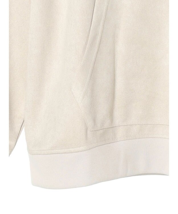 CRAFT STANDARD BOUTIQUE フェイクスエードプルパーカー Ivory