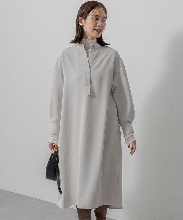 組曲　ワンピース　フォーマル 組曲｜【KUMIKYOKU NAVY】コンフォータブルドレープ レース襟