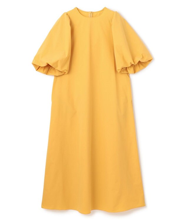 UNFILO FINE MOVE ボリュームスリーブ ワンピース マリーゴールド