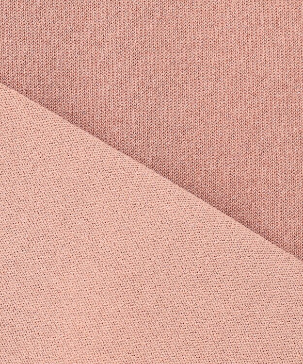 組曲 L 【WEB限定・2SET】シャイニーラメニット×チュールスカート ローズ系