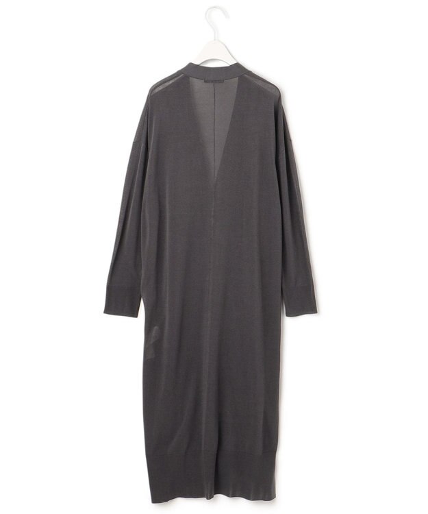 ICB L 【マガジン掲載】Stiffen ロング カーディガン（番号CH62） ダルブルー系