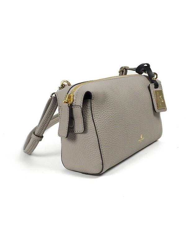 PELLE BORSA シンプルショルダーポシェット Reinette レネット 4717 グレージュ