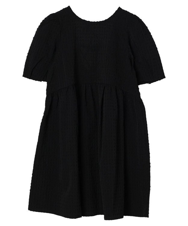 earth music&ecology バックオープンチュニックワンピース Black