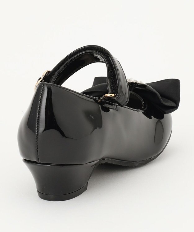 ANY KIDS エナメルヒールパンプス ブラック