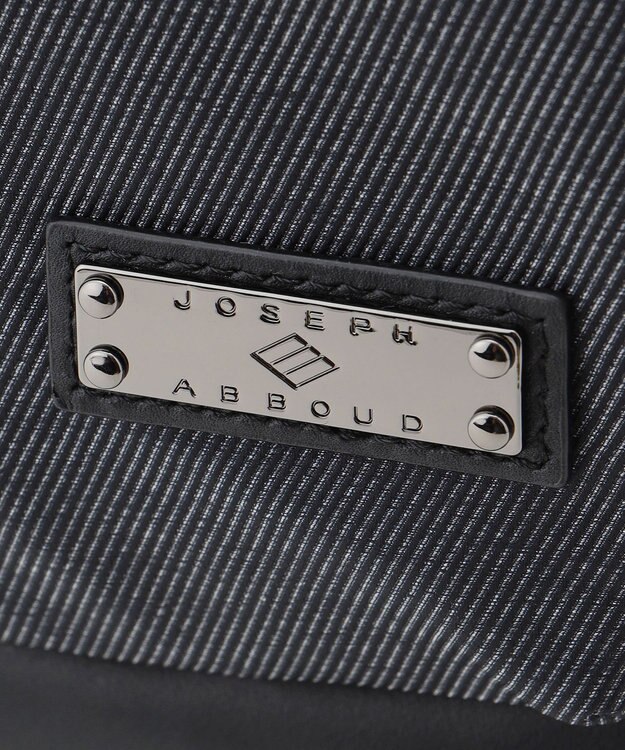 JOSEPH ABBOUD 【軽量/コンパクト】インターレースカルゼ ボディーバッグ グレー系