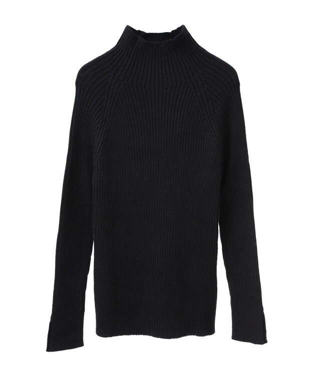 Green Parks ・Ｐｅｔｉｔ　Ｆｌｅｕｒ　ボトルネックリブニット Black