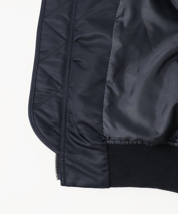 NAVE 【Nave】ファーカラーMA-1 ブラック系