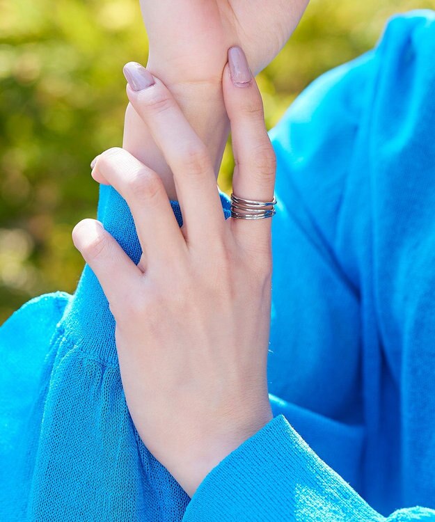 Tiaclasse 重ね付け風リング シルバー