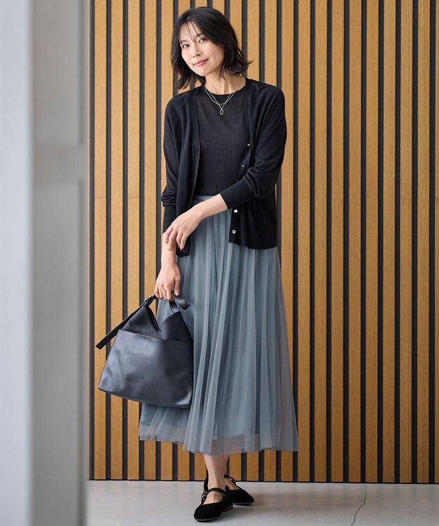 ANY ポーチ付きワンショルダーバッグ ブラック