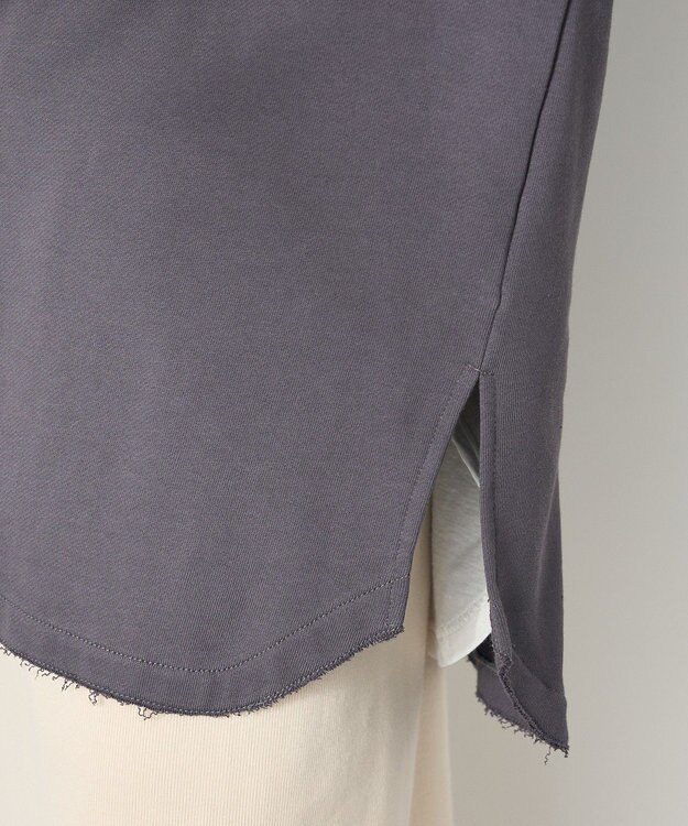 CRAFT STANDARD BOUTIQUE TC裏毛Ｖネックプルオーバー Black