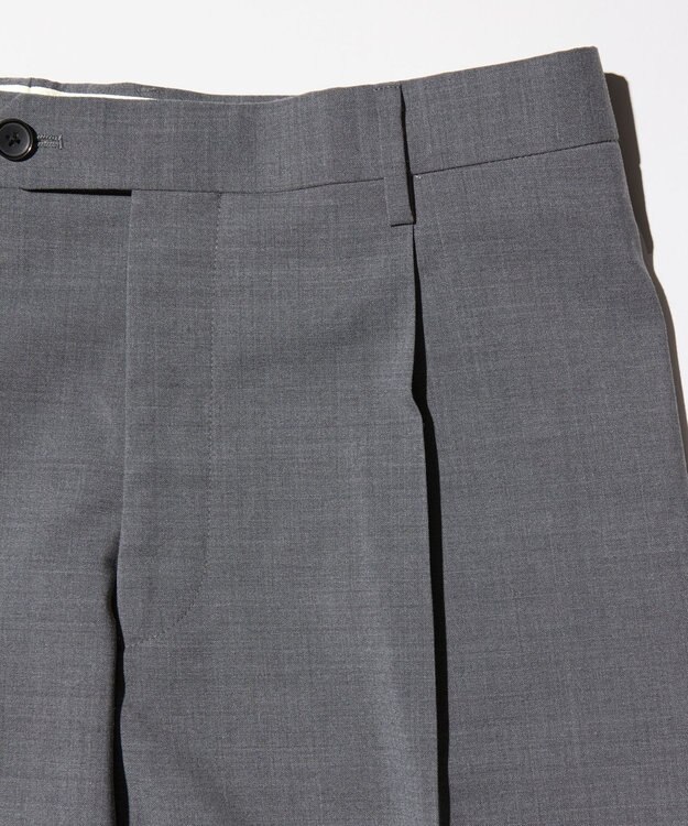 J.PRESS MEN 【WEB限定】【ストレッチ / ウォッシャブル可】ワンタックスラックス ライトグレー系