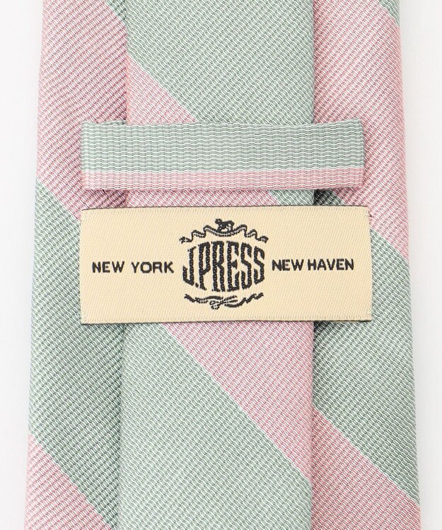 J.PRESS MEN 【定番】オーセンティック レジメンタル ネクタイ ライトグリーン系2