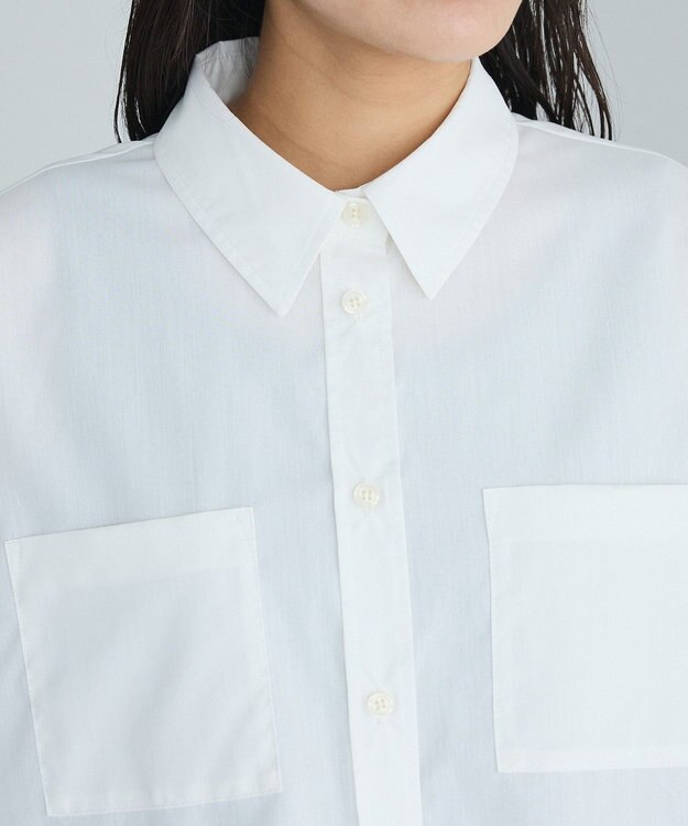 CRAFT STANDARD BOUTIQUE クロップドレングスシャツ White