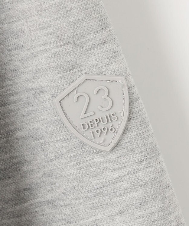 23区GOLF 【WOMEN】ハーフジップスウェット ライトグレー系