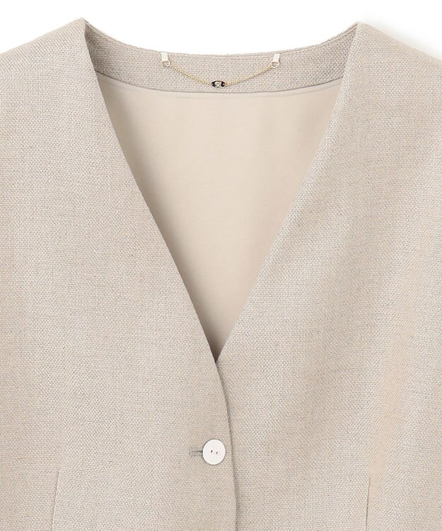 BEIGE， 【S-size】BURDOCK / ベスト Flax