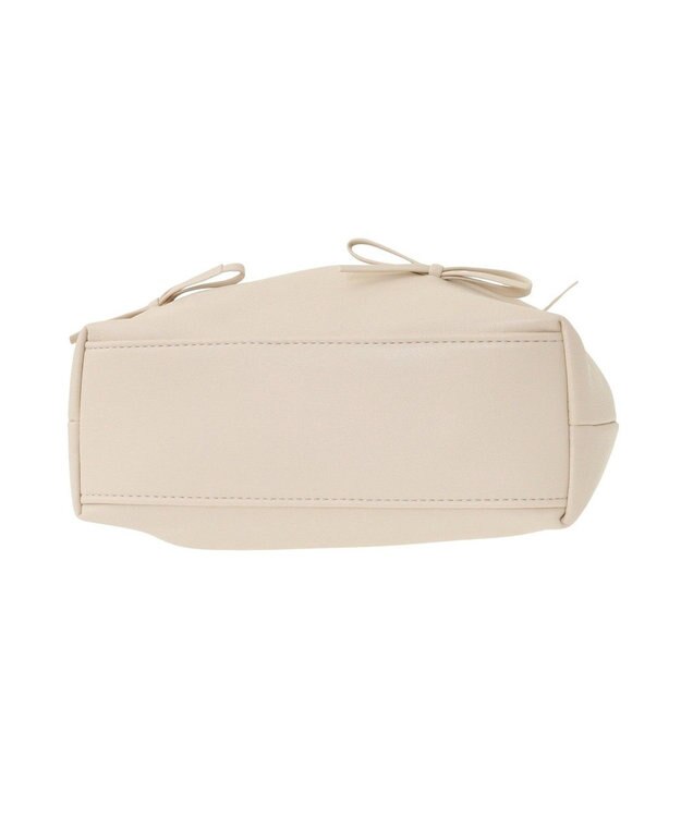 Green Parks ・ＱＵＯＮ　リボンチェーン巾着 Ivory
