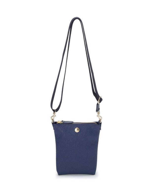 TOPKAPI 【新色追加】【Breath TOPKAPI】SCOTCH GRAIN スコッチグレイン ネオレザー サコッシュ スマホ ショルダーバッグ ネイビー