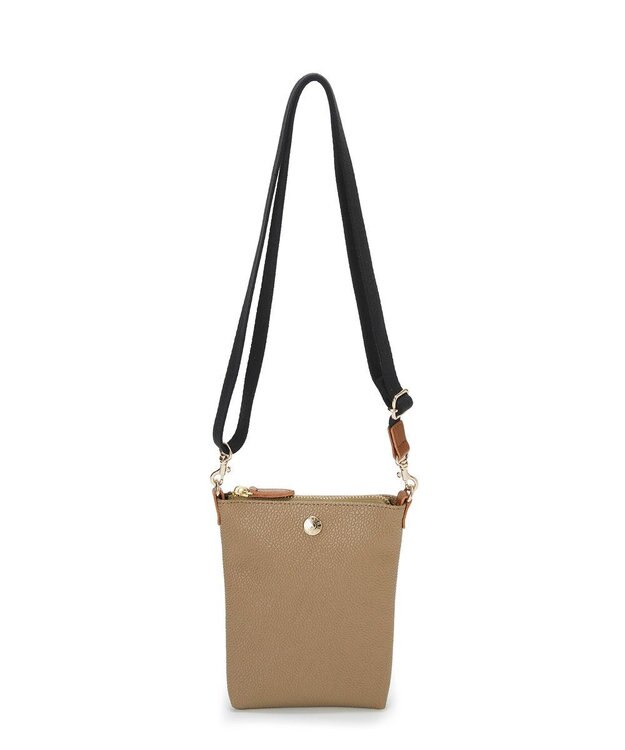 TOPKAPI 【新色追加】【Breath TOPKAPI】SCOTCH GRAIN スコッチグレイン ネオレザー サコッシュ スマホ ショルダーバッグ カーキブラウン