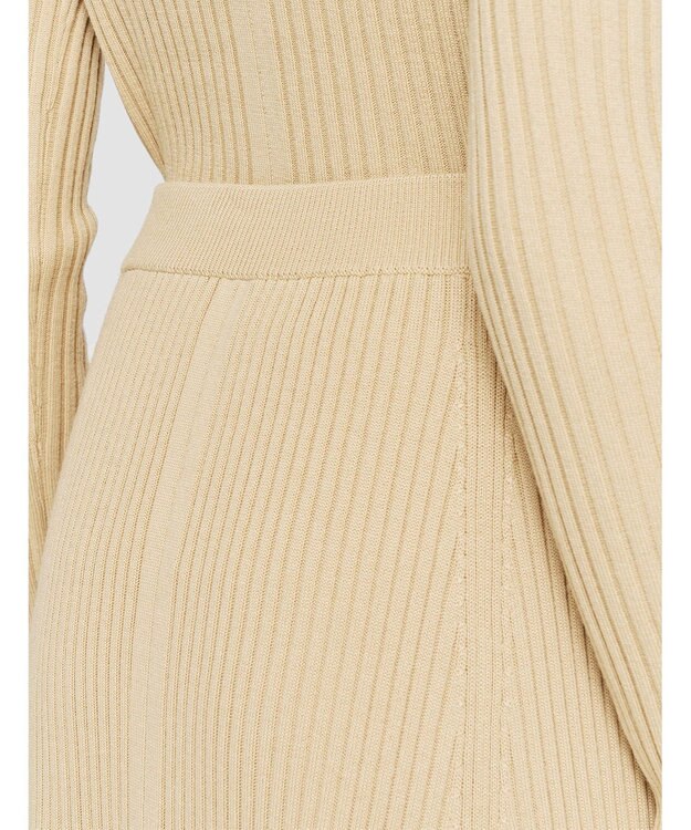 JOSEPH シルクブレンド　Aラインスカート Champagne