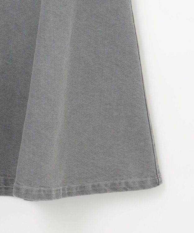 Feroux フレアレディーデニム スカート ライトグレー系