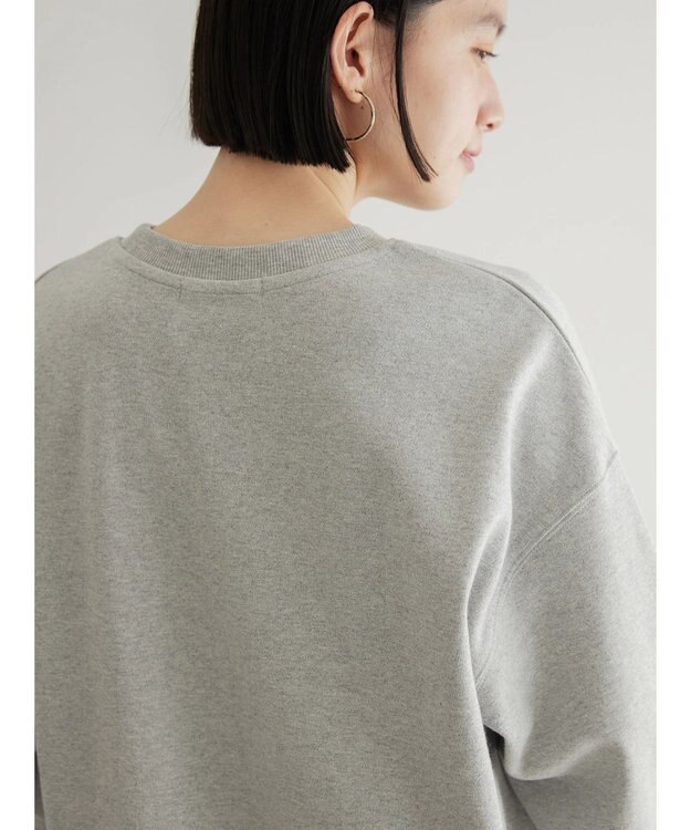 AMERICAN HOLIC 発泡ロゴポンチプルオーバー Light Gray Mixture