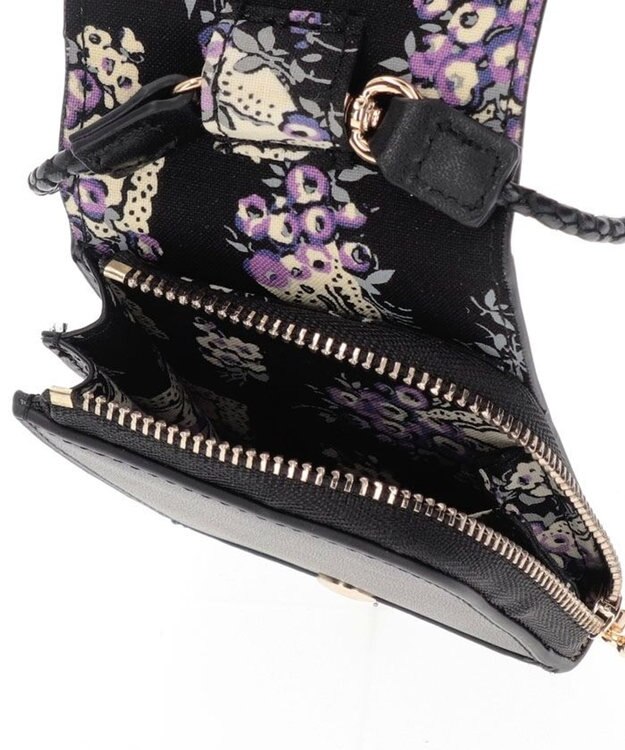 ANNA SUI エニータイム ショルダー付きミニマルチケース ブラックB