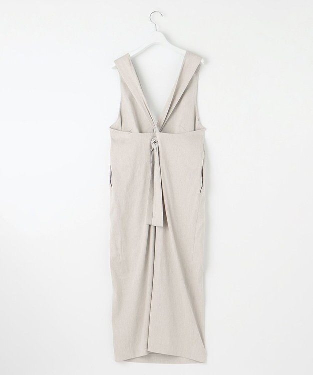 23区 【SACRA】ヴィスコースリネン ワンピース ベージュ系