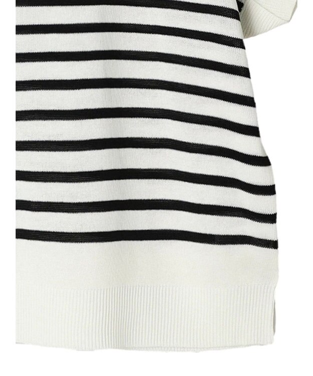 CRAFT STANDARD BOUTIQUE 【洗える】チューリップスリーブプルオーバー Border Ivory