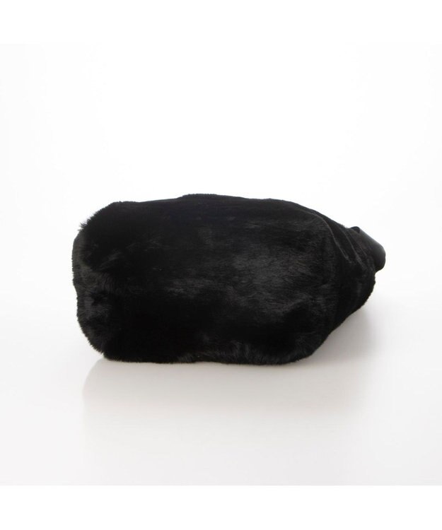 UNBILLION カシュカシュ cachecache / 下がりグログランワンハンドルエコファートート ブラック