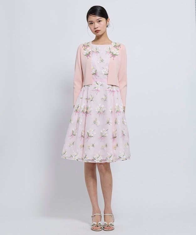 TOCCA 【4/26(日)までの完全受注生産】BEAUTIFUL AS A LILY ボレロ ピンク系