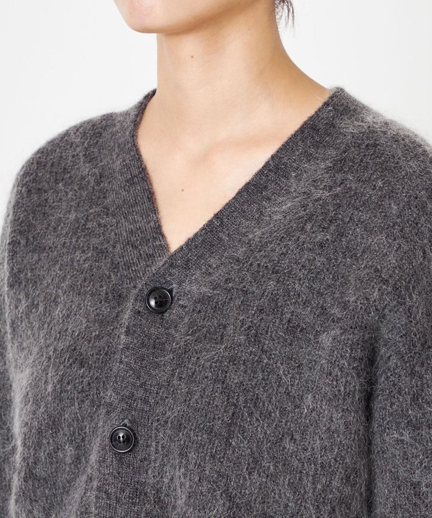 NAVE 【ReNAVE】ウールモヘア カーディガン チャコール系