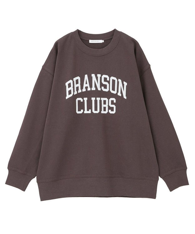 AMERICAN HOLIC アソートカレッジロゴ裏毛プルオーバー Brown