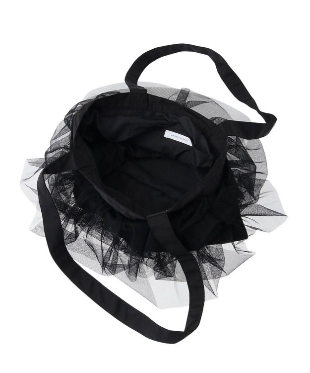 AMERICAN HOLIC チュールティアードフリルＢＡＧ Black