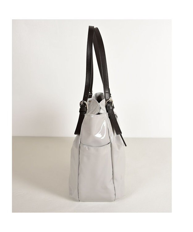 LA BAGAGERIE プリュイ タックトート Mサイズ ライトグレー