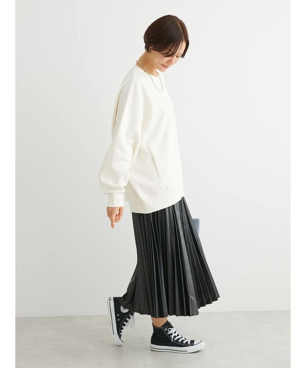 Green Parks ・ＳＵＧＡＲ　ＳＰＯＯＮ　ウラキモウオーバースウェット Off White