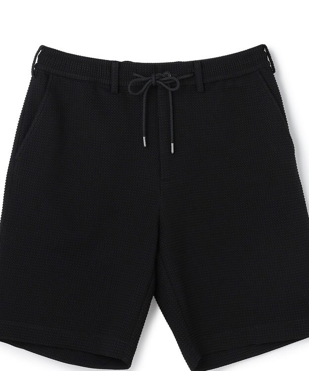 JOSEPH HOMME 【オリジナル素材】 ライトタックジャージー ドロスト付ショートパンツ / BERMUDA ブラック系