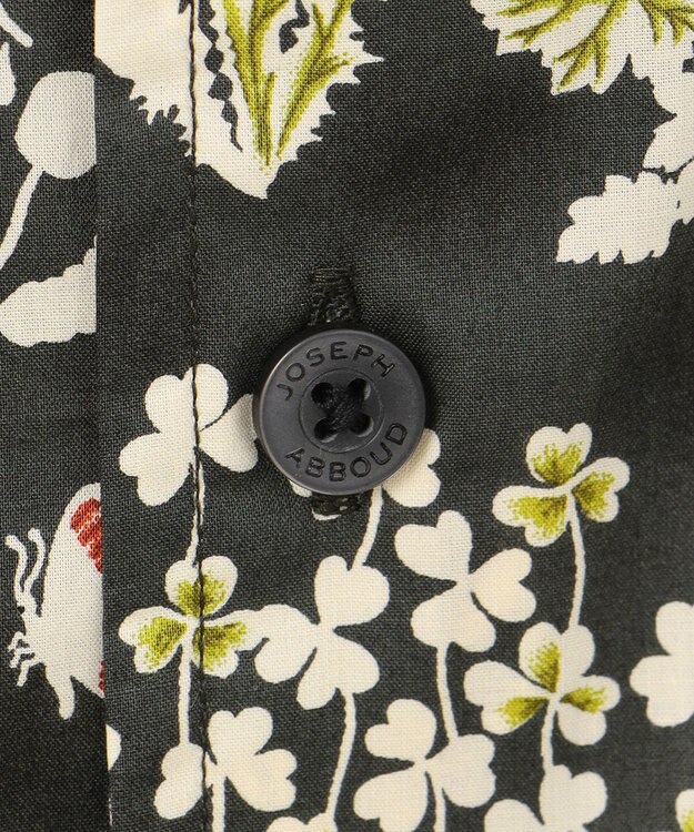 JOSEPH ABBOUD 【新作・英国・リバティ社】リバティタナローンプリント 半袖シャツ オリーブ系6