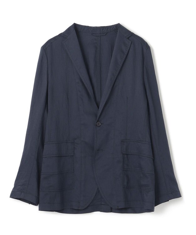 JOSEPH HOMME ストレッチマイヤー　ジャケット ネイビー系