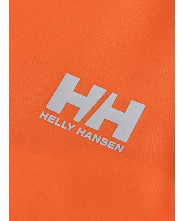 HELLY HANSEN 【キッズ・吸湿速乾・UVカット・耐海水・耐塩素・記名ラベル付】ロングスリーブフラッシュカラーラッシュガード フラッシュオレンジ