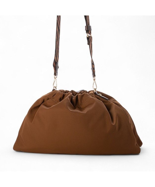 UNBILLION カカトゥ kakatoo / ドロストショルダーバッグ ブラウン