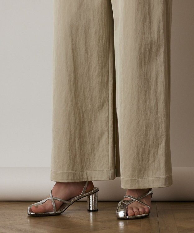 GRACE CONTINENTAL センタージップサロペット ベージュ