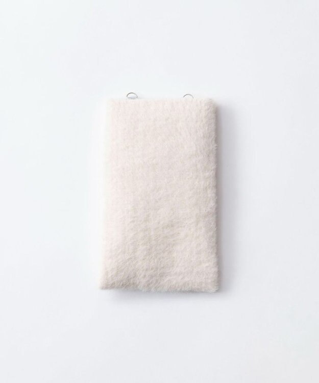 TRICOTE MINKY SMARTPHONE BAG／ミンキースマートフォンケース 80IVORY