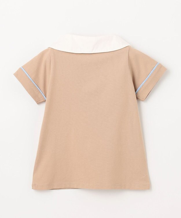 組曲 KIDS 【90-100㎝】セーラータイ Tシャツ ラテ系