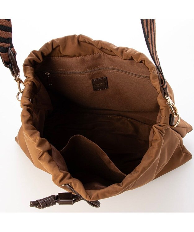 UNBILLION カカトゥ kakatoo / ドロストショルダーバッグ ブラウン