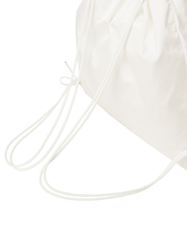 Maison de FLEUR リボンナップサック White