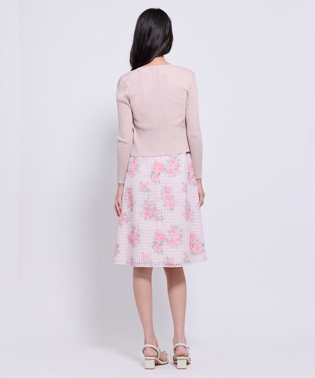 TOCCA EYELET AJISAI カーディガン ピンク系