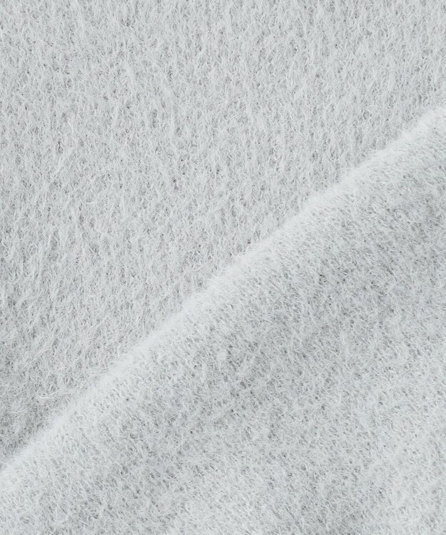 Feroux パール付きシャギー ニット スカイブルー系