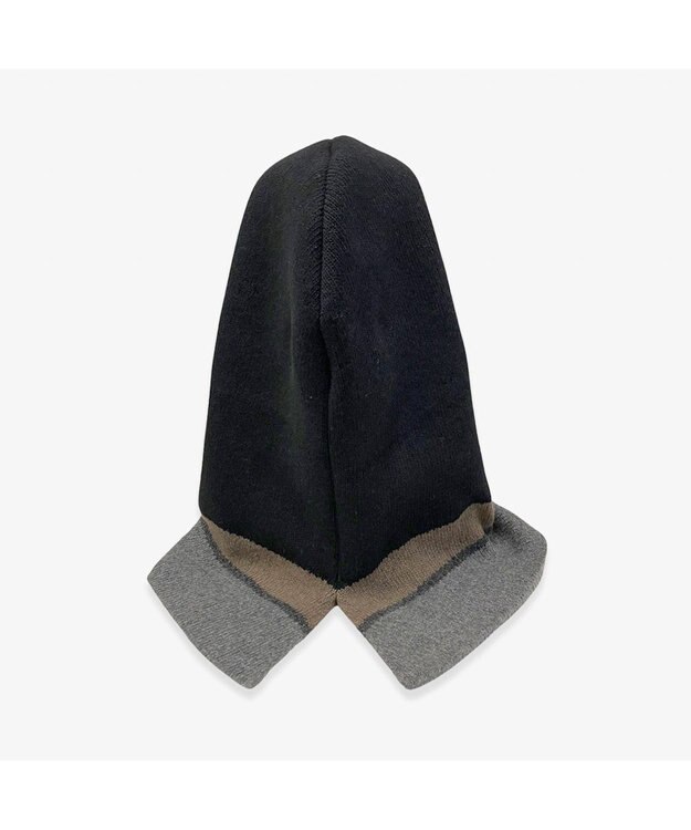 林八百吉商店 un chapeau ニットバラクラバ ブラック